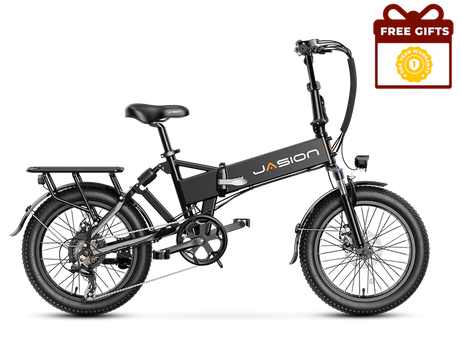 Jasion EB7 2.0 Folding Electric Bike 850W Motor 28 mph 48V 10Ah Battery