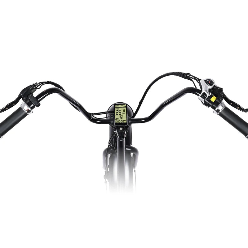 Tracer Loiter 26" 800W Cruiser E-Bike, 48V 17.5Ah Battery, 40–50 Mile Range, 26×4.0 Fat Tires, Shimano 7-Speed, Up to 25 MPH