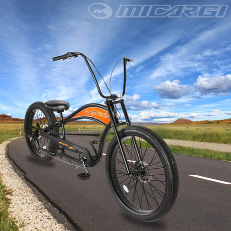 Micargi Seattle SS 7sp 26" Beach Chopper Cruiser Bike