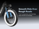 Heybike Ranger S 2.0 Folding Fat Tire Electric Bike – 750W, 28 MPH, 55-Mile Range