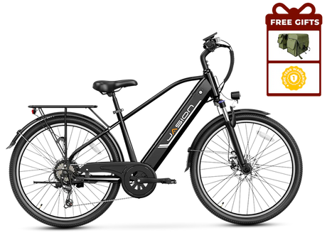 Jasion EB5 Roamer Electric Bike 1200W Peak Motor 15.5 mph 48V 11Ah Battery