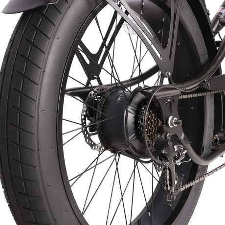 Tracer Legend GT7 1000W Stretch Cruiser Chopper E-Bike, 48V 20Ah Battery, 55–65 Mile Range, 26” Fat Tires, Shimano 7-Speed