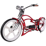 Tracer Raptor Pro DS 800W Stretch Cruiser E-Bike, 28MPH Top Speed, 48V 20Ah (960Wh) Battery, 55–65 Mile Range, 26” Fat Tires