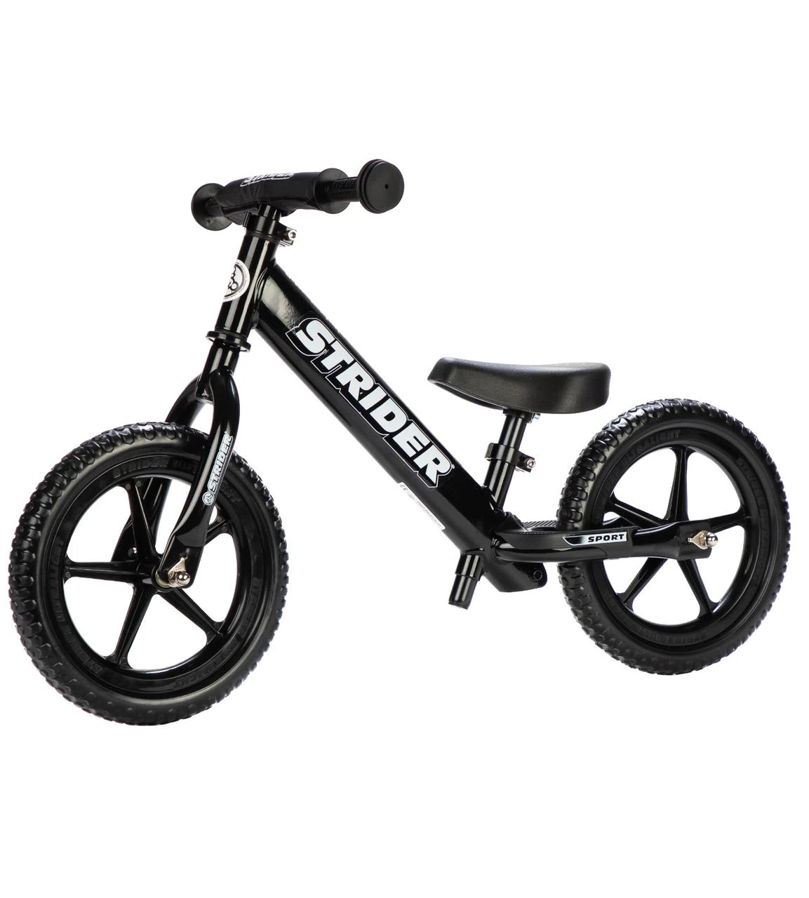 Strider 12 Sport Kids Balance Bike – 12-Inch Flat-Free Tires, Steel Frame, Ages 1–4