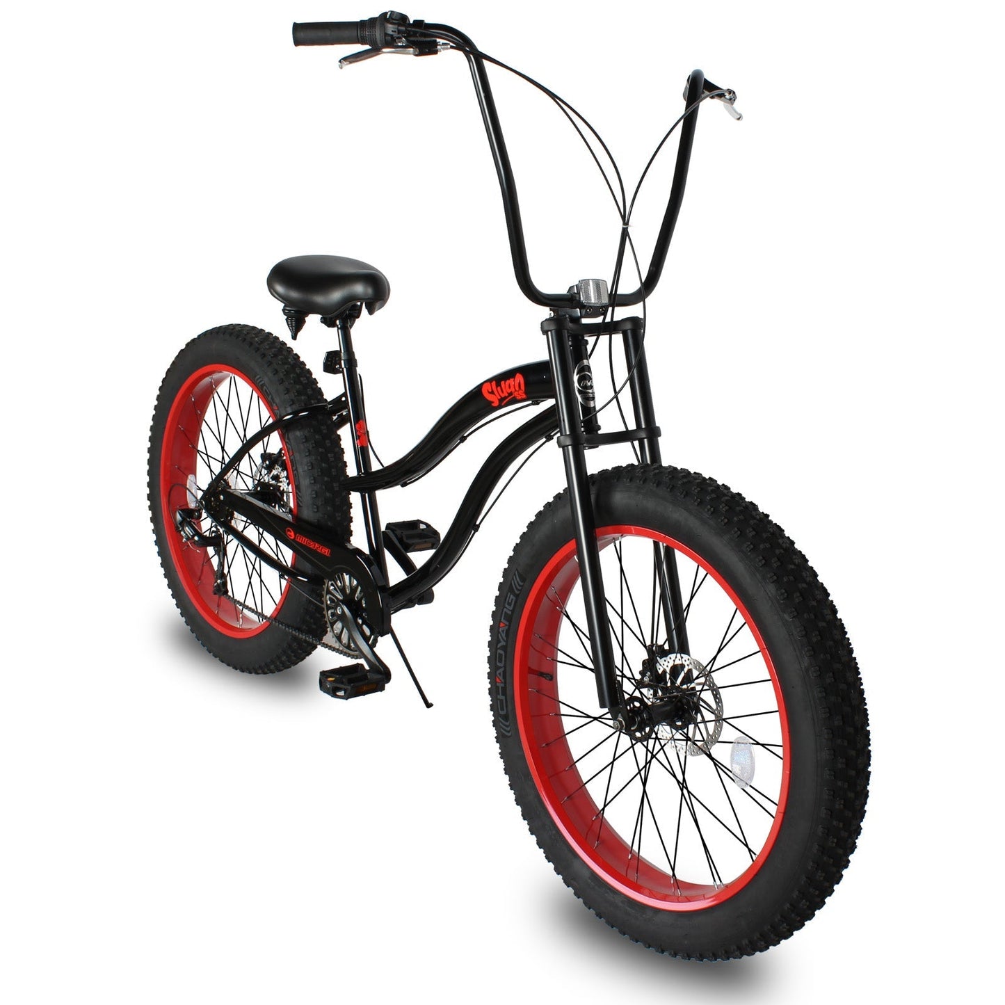 Micargi Slugo SS Female 26"*4" Fat Tire with 7-Speed Disc Brake Beach Cruiser Bike