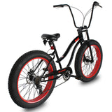 Micargi Slugo SS Female 26"*4" Fat Tire with 7-Speed Disc Brake Beach Cruiser Bike