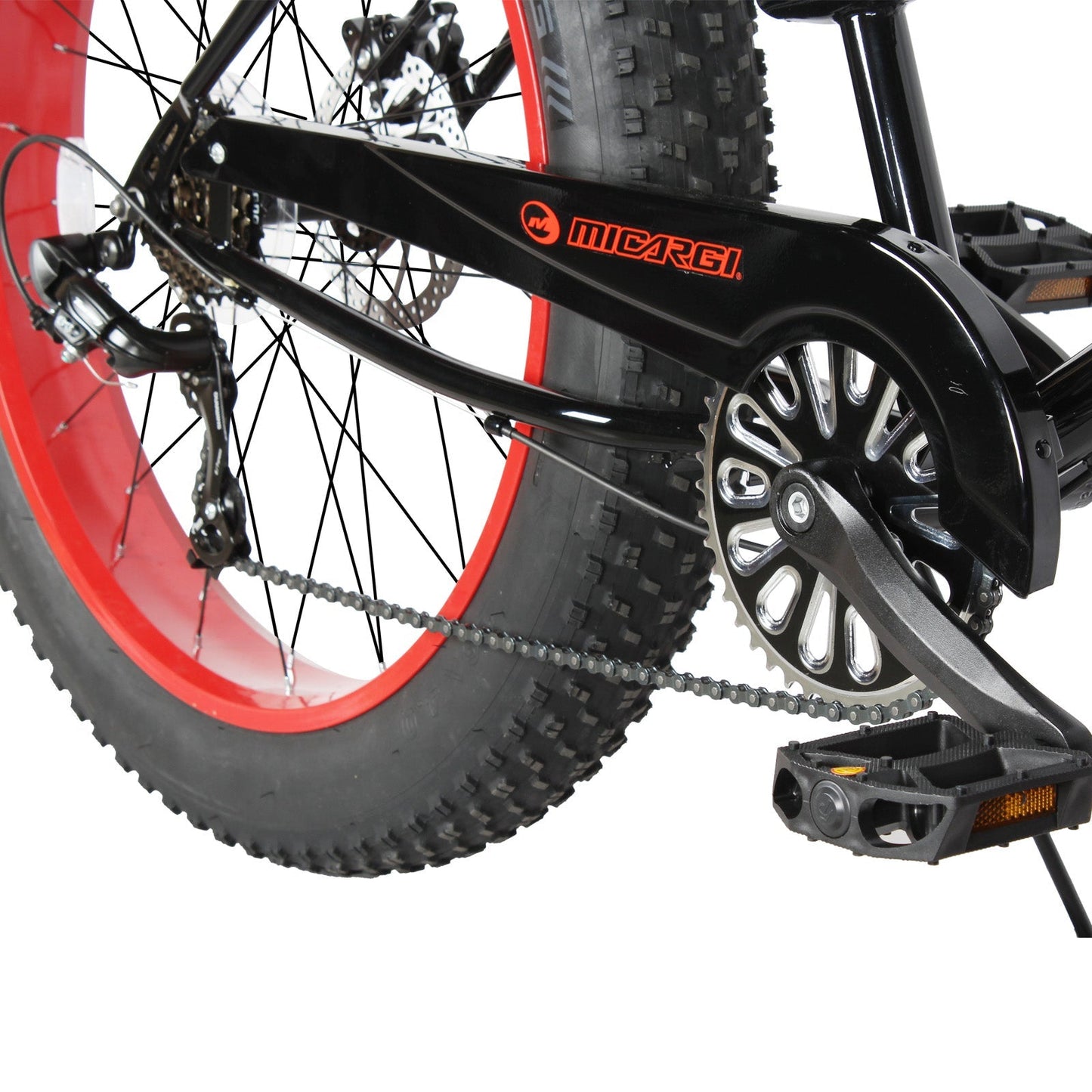 Micargi Slugo SS Female 26"*4" Fat Tire with 7-Speed Disc Brake Beach Cruiser Bike