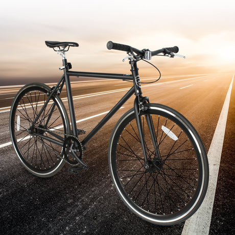 Micargi RD-269 Fixed Gear Single-Speed Hi-Ten Steel Frame Road Bike
