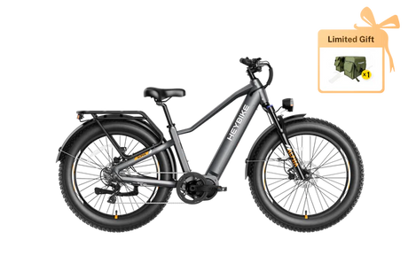 Heybike Alpha Mid-Drive Electric Bicycle (500W, 28 mph, 680Wh)