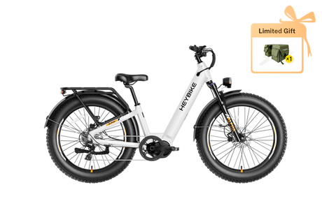 Heybike Alpha Mid-Drive Electric Bicycle (500W, 28 mph, 680Wh)