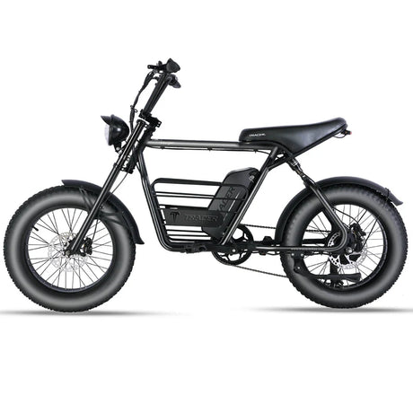 Tracer Verge 20" 800W Fat Tire E-Bike, Up to 28 MPH Top Speed, 48V 17.5Ah Battery, 55–65 Mile Range, 20×4.0 Tires, Shimano 7-Speed