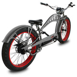 Micargi Cyclone 500W 26" Electric Fat Tire Cruiser 48V 11.6Ah Top Speed 20MPH