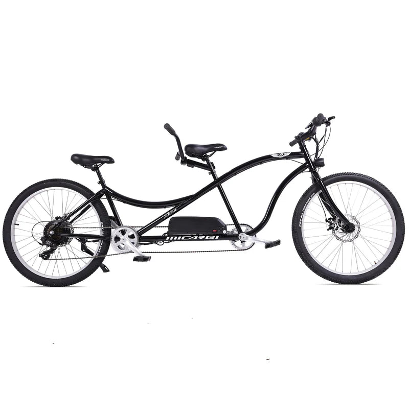 Tracer Aloha 500W Tandem Electric Bike, Up to 25 MPH Top Speed, 48V 17.5Ah Battery, 30–50 Mile Range, 26” Tires, 7-Speed