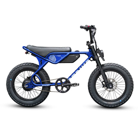 SPYDER 500 Electric Bike
SPYDER 500 Fat Tire E-Bike
500W Electric Bike With 48V Battery
Class 2 Electric Bicycle
SPYDER Electric Bike Side View
UL Certified Electric Bike