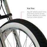 Micargi Boston 7 Stretch Beach Cruiser Bike
