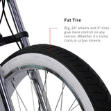 Micargi Boston 7 Stretch Beach Cruiser Bike