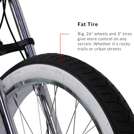 Micargi Boston 7 Stretch Beach Cruiser Bike