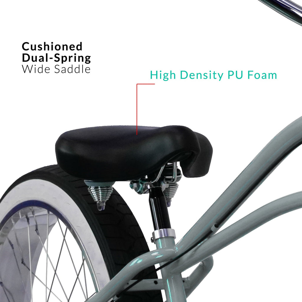 Micargi Boston 7 Stretch Beach Cruiser Bike