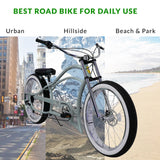 Micargi Boston 7 Stretch Beach Cruiser Bike