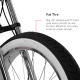 Micargi Boston 7 Stretch Beach Cruiser Bike