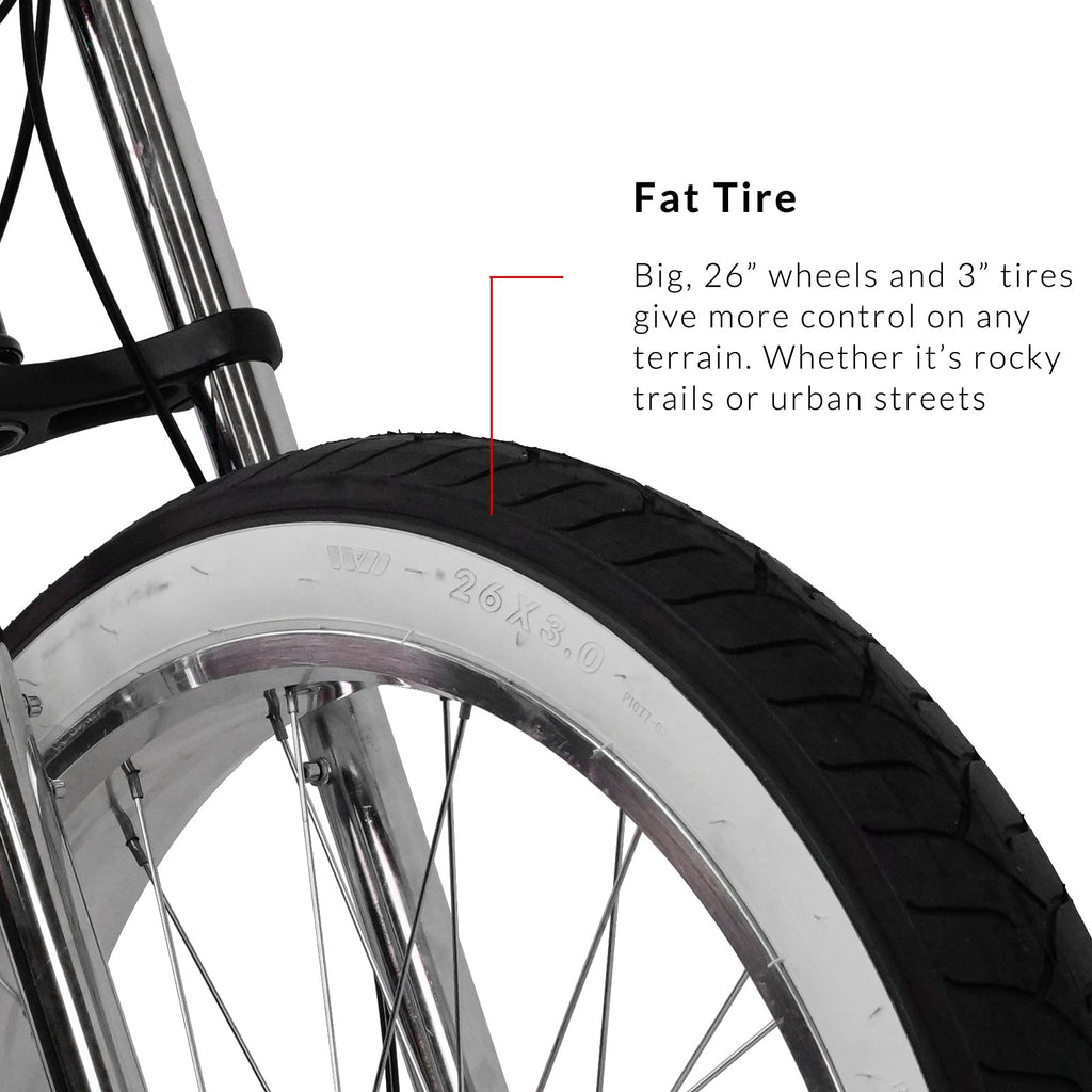 Micargi Boston 7 Stretch Beach Cruiser Bike