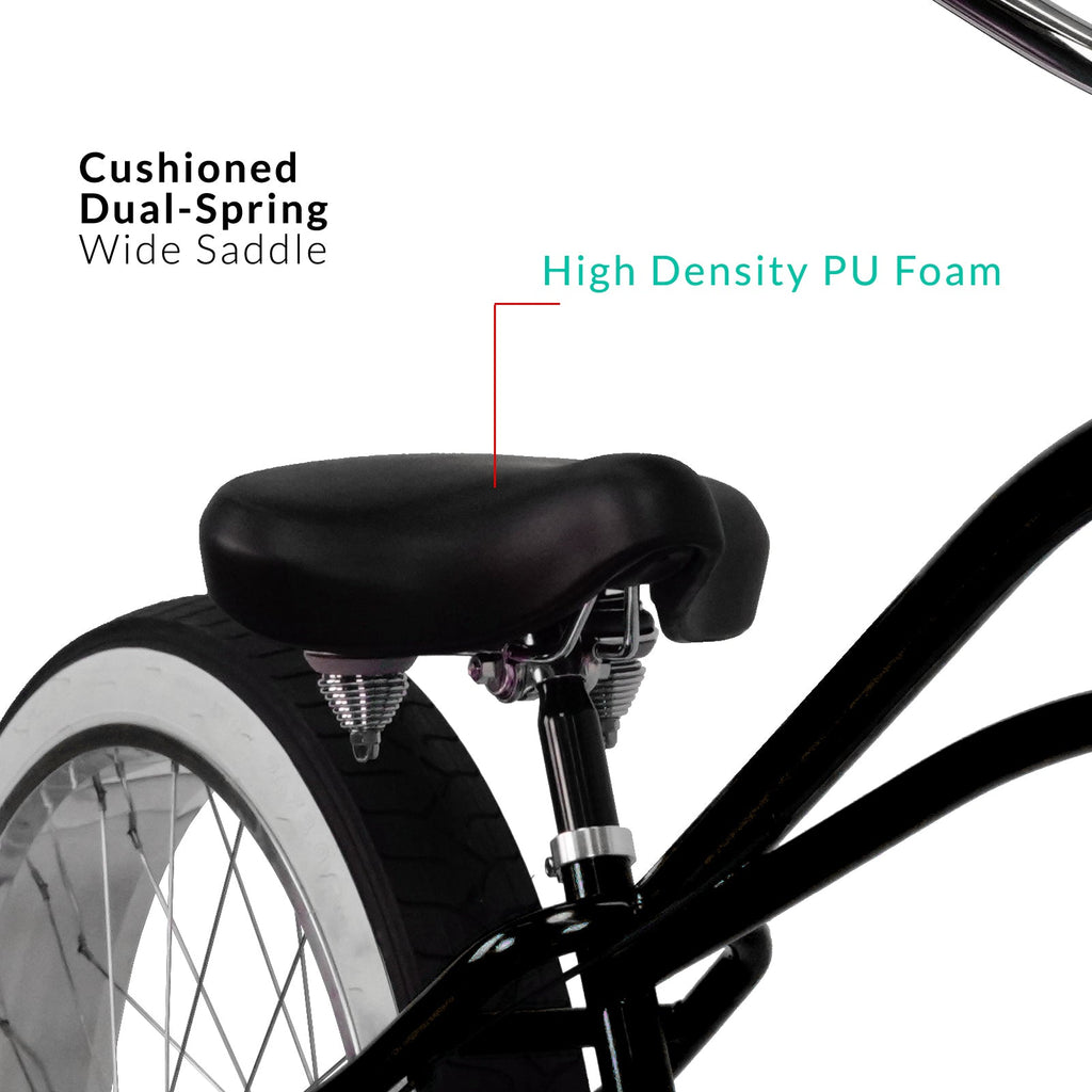Micargi Boston 7 Stretch Beach Cruiser Bike