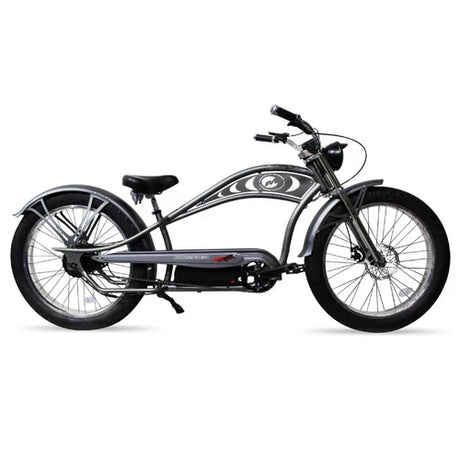 Micargi Cyclone 500W 26" Electric Fat Tire Cruiser 48V 11.6Ah Top Speed 20MPH