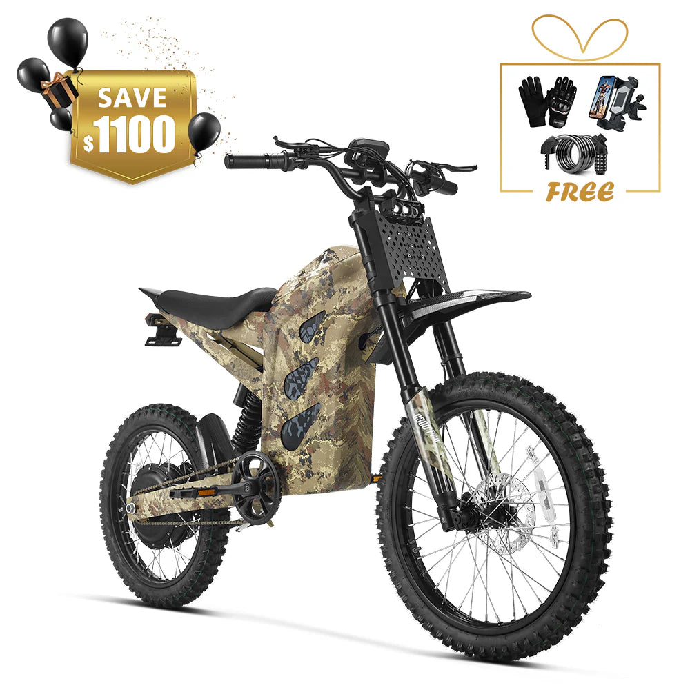 HappyRun 6500W Electric Dirt Bike G300 Pro 2025 New