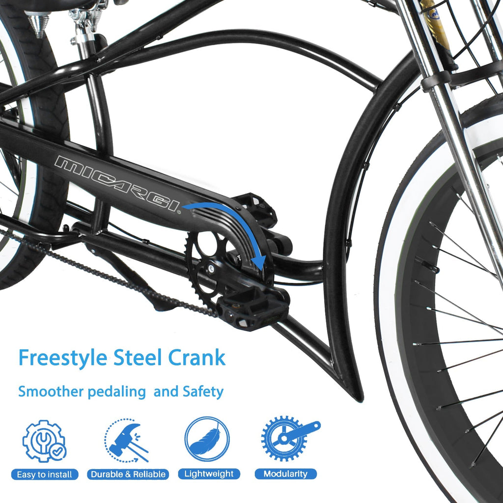 Micargi Boston GT7 Stretch Cruiser Bicycle