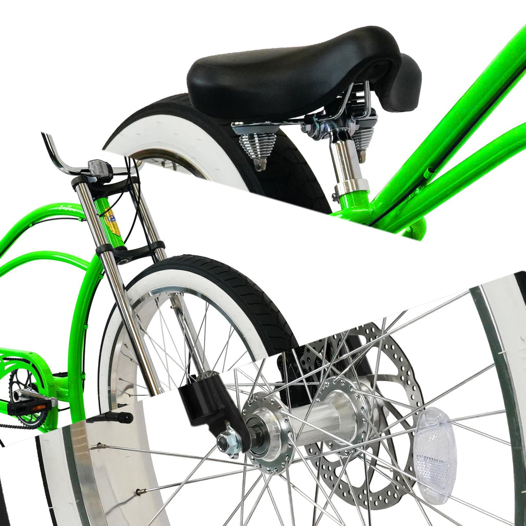 Micargi Boston GT7 Stretch Cruiser Bicycle