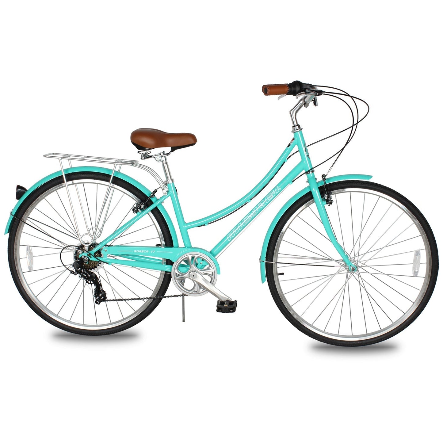 Micargi Roasca Step Through 700C Hybrid City Bikes 7 Speed
