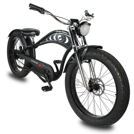Micargi Cyclone 500W 26" Electric Fat Tire Cruiser 48V 11.6Ah Top Speed 20MPH