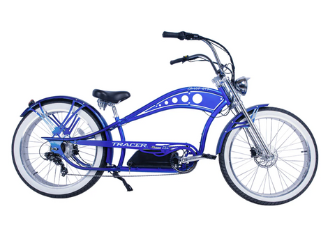 Chico GT7 750W 26" Stretch Cruiser Electric Bike 48V 20Ah Top Speed 30MPH LCD