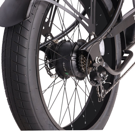 Chico GT7 750W 26" Stretch Cruiser Electric Bike 48V 20Ah Top Speed 30MPH LCD
