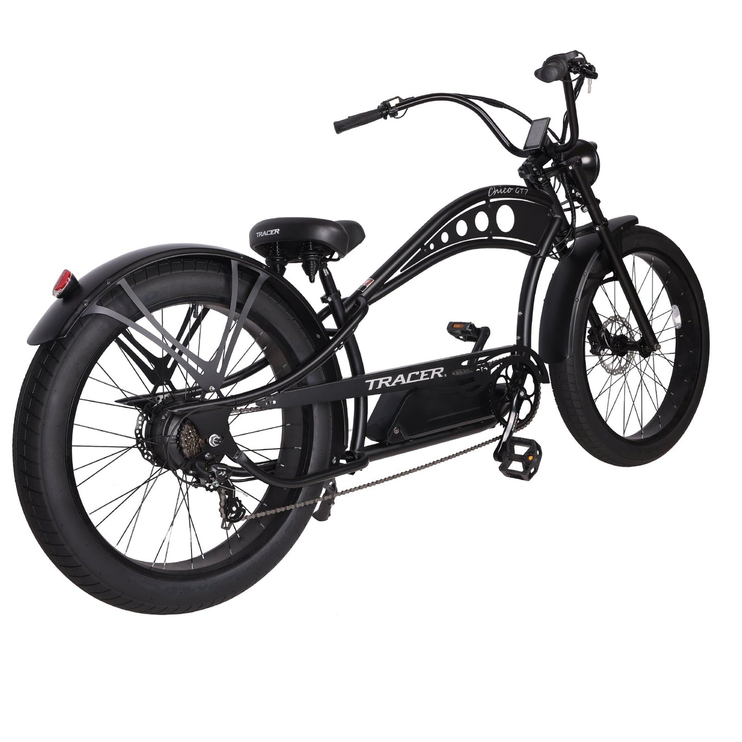 Chico GT7 750W 26" Stretch Cruiser Electric Bike 48V 20Ah Top Speed 30MPH LCD