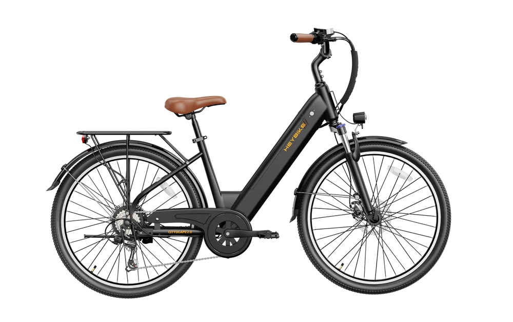 Heybike Cityscape 2.0 Electric Bike – 500W, 28 MPH, 50-Mile Range