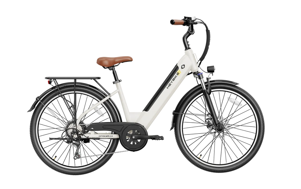 Heybike Cityscape 2.0 Electric Bike – 500W, 28 MPH, 50-Mile Range