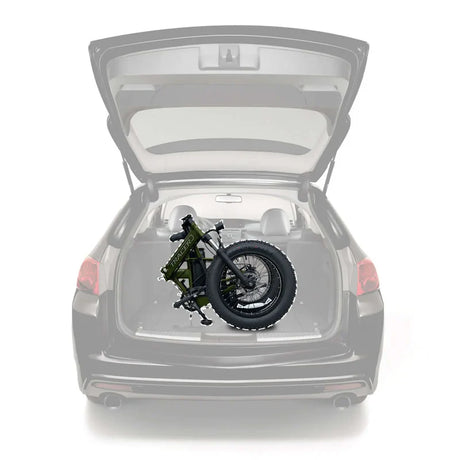 Tracer Coyote 500W Folding Electric Bike, 25 MPH Top Speed, 48V 13Ah Battery, 20×4” Fat Tires, Shimano 7-Speed