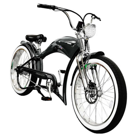 Tracer Twenty5 DS 500W 26" Dual Springer Cruiser E-Bike, 48V 17.5Ah Battery, 30–50 Mile Range, 26” Fat Tires, Top Speed - Up to 25 MPH