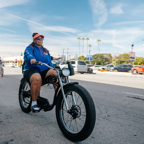 Micargi Cyclone 500W 26" Electric Fat Tire Cruiser 48V 11.6Ah Top Speed 20MPH