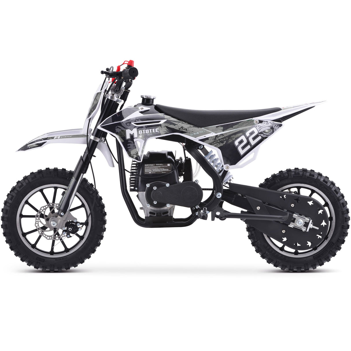 MotoTec Demon 40cc 4-Stroke Kids Gas Dirt Bike Blue