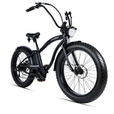 Tracer Loiter 26" 800W Cruiser E-Bike, 48V 17.5Ah Battery, 40–50 Mile Range, 26×4.0 Fat Tires, Shimano 7-Speed, Up to 25 MPH