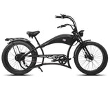 Tracer Twenty5 800W Stretch Cruiser E-Bike, 48V 17.5Ah Battery, 30–60 Mile Range, 26” Fat Tires, Up to 28 MPH