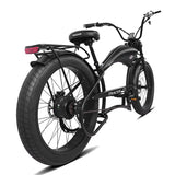 Tracer Twenty5 800W Stretch Cruiser E-Bike, 48V 17.5Ah Battery, 30–60 Mile Range, 26” Fat Tires, Up to 28 MPH