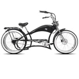 Tracer Twenty5 800W Stretch Cruiser E-Bike, 48V 17.5Ah Battery, 30–60 Mile Range, 26” Fat Tires, Up to 28 MPH