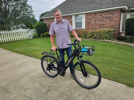 Jasion EB5 Roamer Electric Bike 1200W Peak Motor 15.5 mph 48V 11Ah Battery