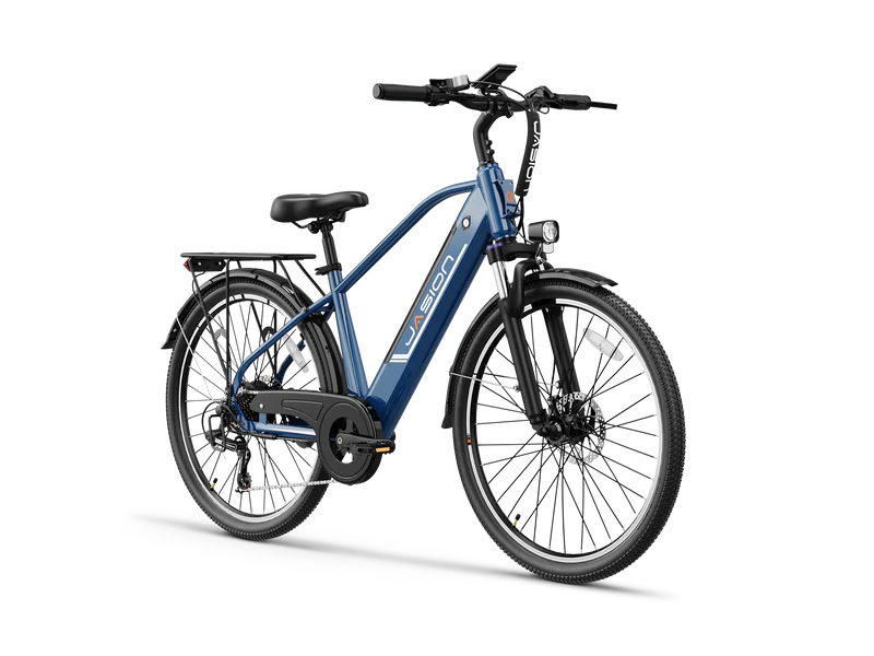 Jasion EB5 Roamer Electric Bike 1200W Peak Motor 15.5 mph 48V 11Ah Battery