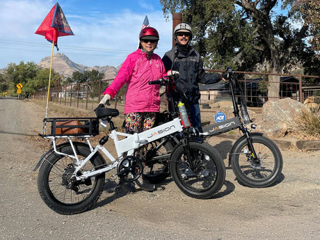 Jasion EB7 2.0 Road Trip Folding Electric Bike 850W Motor 28 mph 48V 10Ah Battery