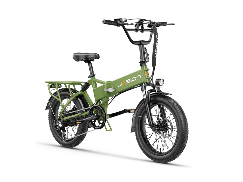 Jasion EB7 2.0 Folding Electric Bike 850W Motor 28 mph 48V 10Ah Battery