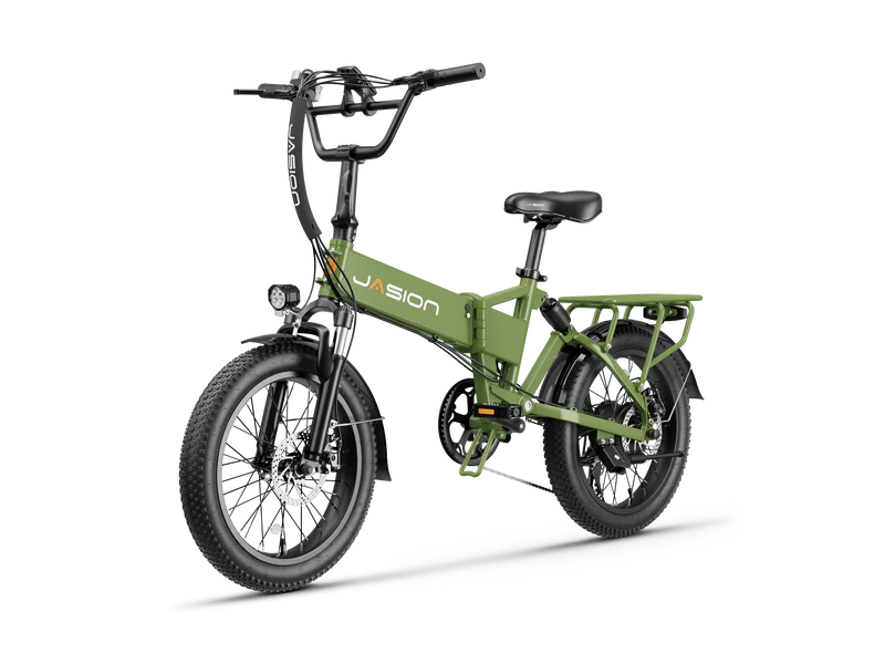 Jasion EB7 2.0 Folding Electric Bike 850W Motor 28 mph 48V 10Ah Battery